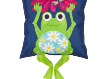 Evergreen Frog Pillow